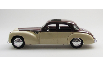 DELAGE D6-3L sedan by Autobineau open roof (1948-54), beige-brown