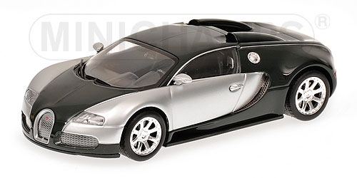 BUGATTI Veyron EDITION CENTENAIRE 2009, CHROME/GREEN 