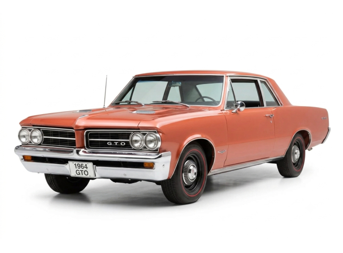 PONTIAC GTO (1964), orange