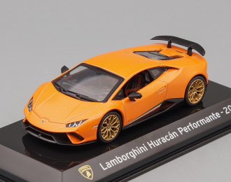 LAMBORGHINI Huracan Performante (2017) - Con Vetrina - With Showcase, Orange Met