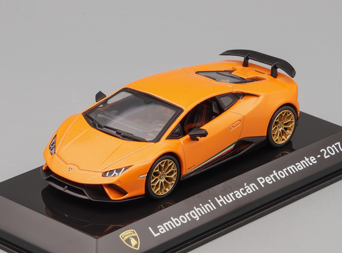 LAMBORGHINI Huracan Performante (2017) - Con Vetrina - With Showcase, Orange Met