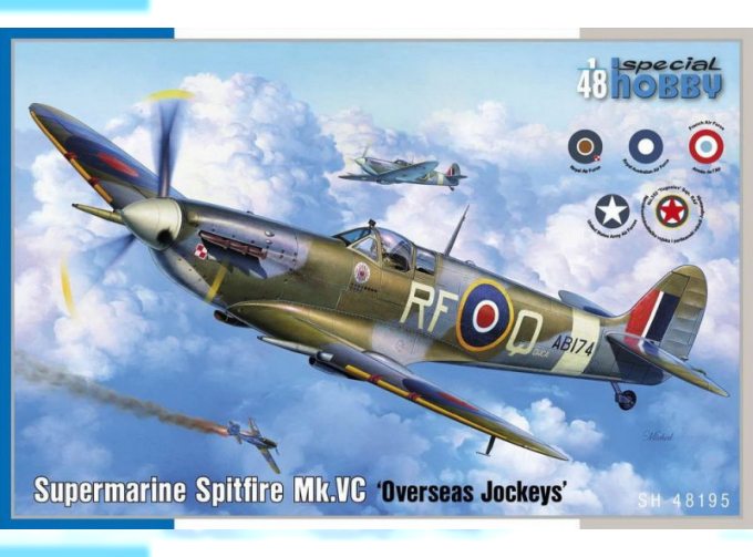 Сборная модель Supermarine Spitfire Mk.VC 'Overseas Jockeys'