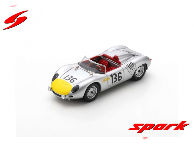 PORSCHE 718 RS61 SPIDER #136 S.MOSS/G.HILL TARGA FLORIO 1961