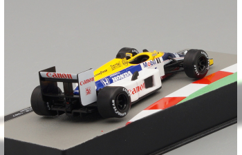 WILLIAMS FW11B #6 "Canon Williams Honda Team" Nelson Piquet Чемпион мира (1987), white / yellow / blue