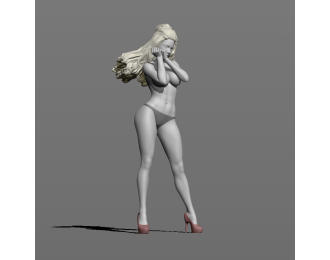 Фигура Ветер в волосах, окрашенная