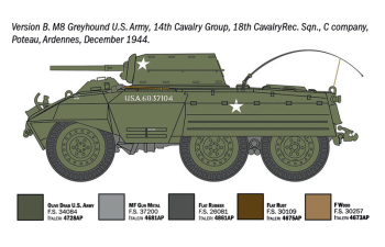 Сборная модель M8 Greyhound 1945 - M20 Armored Utility Car