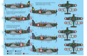 Сборная модель Morane Saulnier MS.406 France 1940