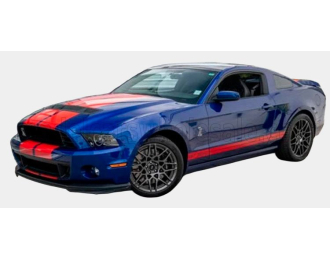 FORD Mustang 5.8L V8 Shelby GT500 Coupe (2013), blue / red