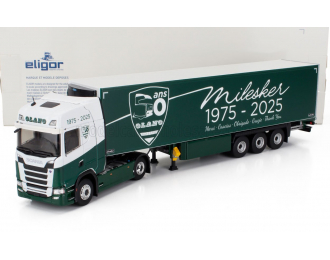 SCANIA S500 Semi Frigo Truck Olano Transports (2024), Green White