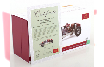 ALFA ROMEO Tipo B (P3) Cut Off (1932-1933), dark red