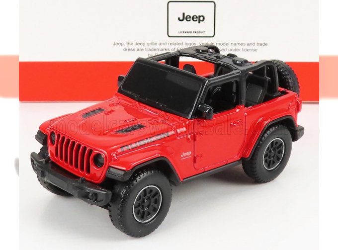 JEEP Wrangler Rubicon Open (2012), Red Black