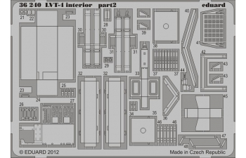 Фототравление для LVT-4 interior