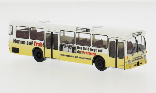 MERCEDES-BENZ O 305 Stadtbus HHA - Trabrennbahn (1972), yellow / white