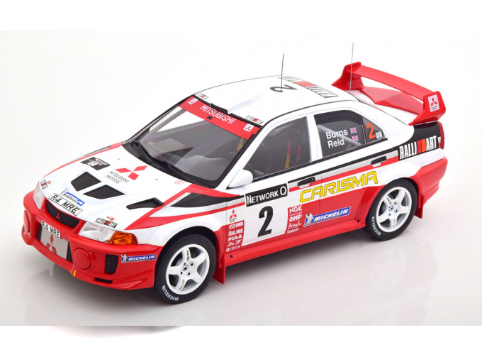 MITSUBISHI Carisma GT Evo V #2 "Mitsubishi Ralliart" R.Burns/R.Reid победитель RAC Rally (1998)