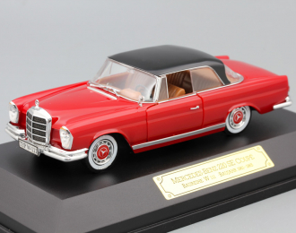 MERCEDES-BENZ 220 SE Coupe, red / black