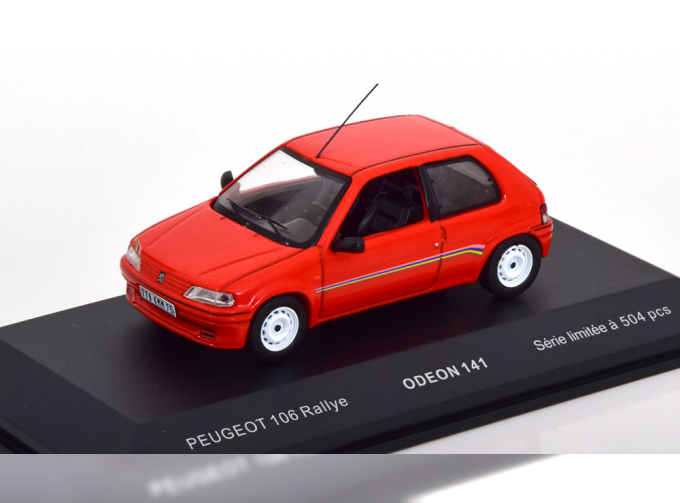 PEUGEOT 106 Rally (1994), red