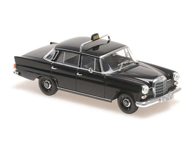 MERCEDES-BENZ 200 (W110) *Taxi* (1965), black