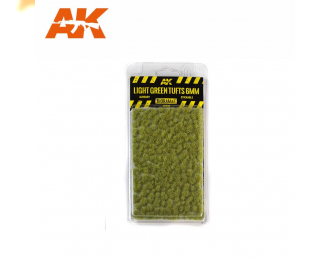 Light green tufts 6mm