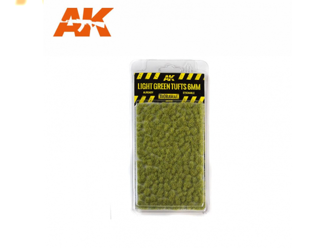 Light green tufts 6mm