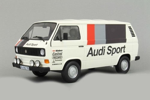 VOLKSWAGEN T3a Box Wagon техничка "Audi Sport" 1980 White