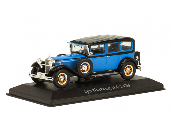 Mercedes-Benz Nürburg 460 W08 (1928-1934) синий с черным