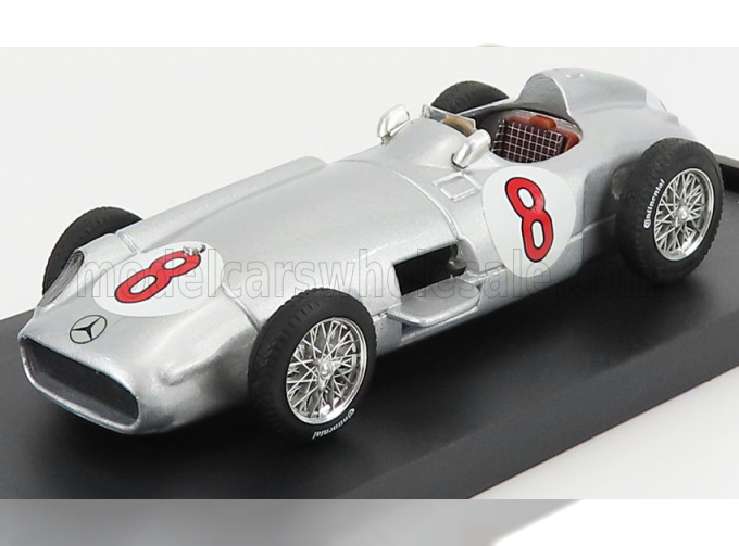 MERCEDES BENZ F1 W196 N 8 Winner Holland Gp Juan Manuel Fangio 1955 World Champion, Silver