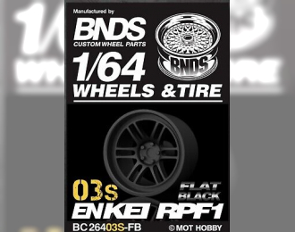 ABS Wheel & Rim set, flat black