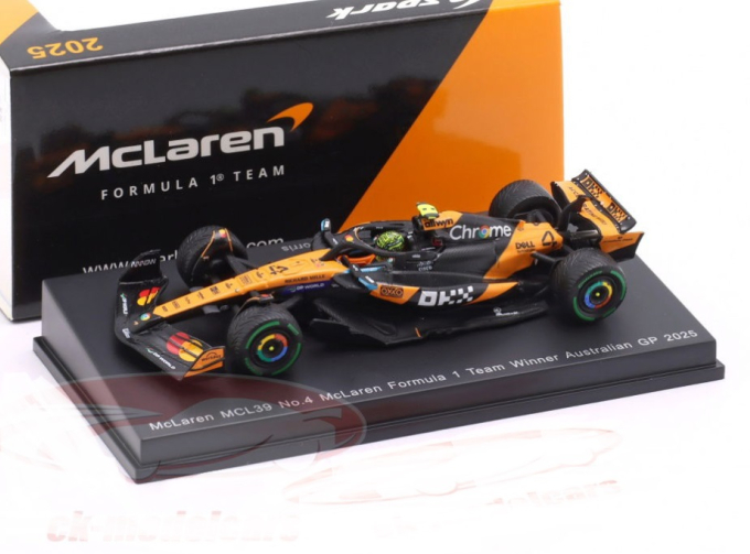 McLAREN MCL39 №4 Winner Australian GP Formula 1 World champion Lando Norris (2025)