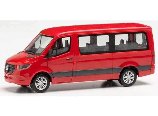 MERCEDES-BENZ Sprinter bus FD, red 2018