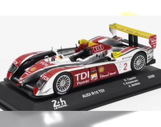 AUDI R10 Tdi 5.5l Turbo V12 Team Audi Sport North America №2 Winner 24h Le Mans (2008) Rinaldo Capello - Tom Kristensen - Allan Mcnish, Silver Red Yellow