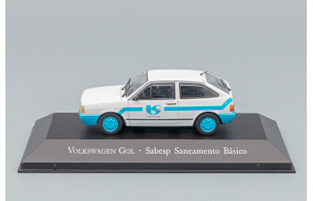 VOLKSWAGEN Gol Sabesp, white / blue