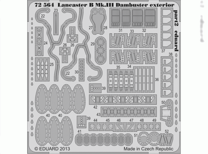 Фототравление для Lancaster B Mk.III Dambuster exterior