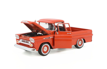 CHEVROLET Apache Pick-up With Trailer Roulotte (1958), Dark Orange