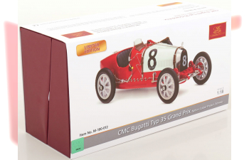 BUGATTI T35 №8 Grand Prix Nation Colour Project Switzerland, red white