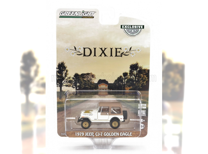 JEEP Cj-7 Dixie Closed (1979) - Look-a-like Dixie - The Dukes Of Hazzard, White