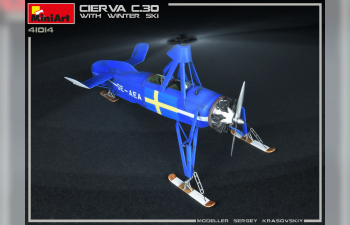 Сборная модель Вертолёт CIERVA C.30 w/ WINTER SKI