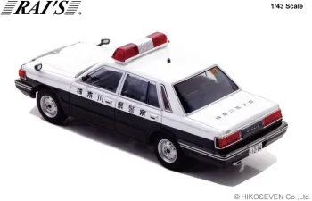 NISSAN Cedric (YPY30) *High Way Police Car Kanagawa 505* (1984), black / white