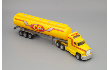 KENWORTH T600 CP Oil, yellow