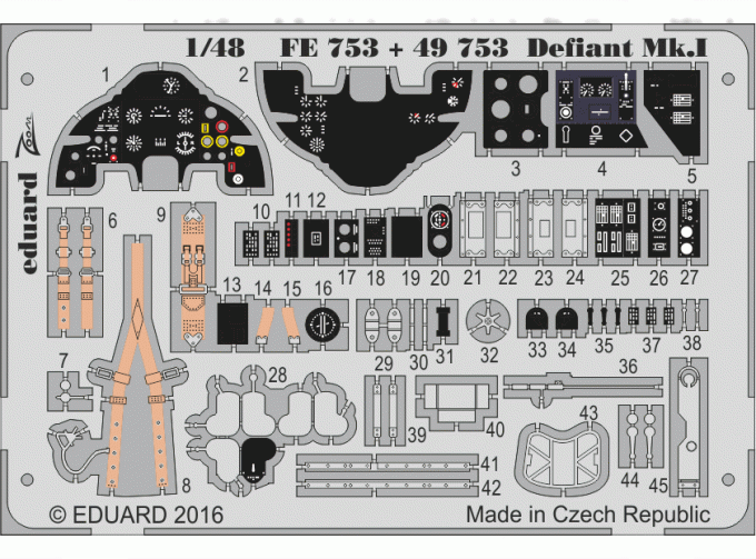 Фототравление для Defiant Mk.I