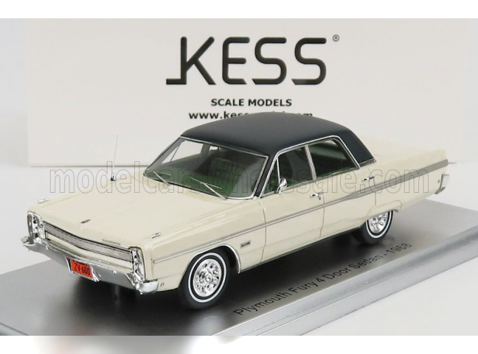 PLYMOUTH Fury 4-door Sedan (1968), Ivory Green