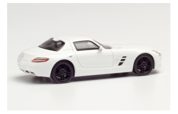 MERCEDES-BENZ SLS AMG (black rims), white