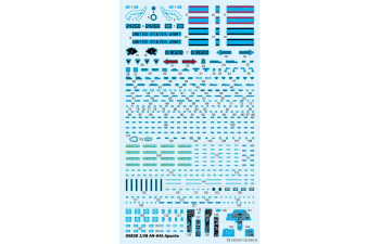 Сборная модель AH-64A Apache