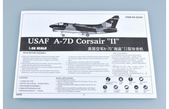 Сборная модель Американский штурмовик Ling-Temco-Vought A-7D Corsair II