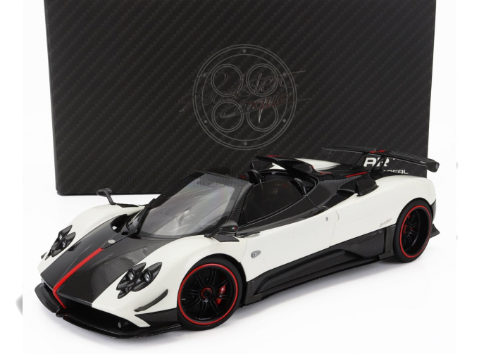 PAGANI Zonda 5 Cinque Roadster (2009), White Black Carbon