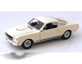 FORD Shelby Mustang GT 350 Snake on a canvas top (1965), white blue