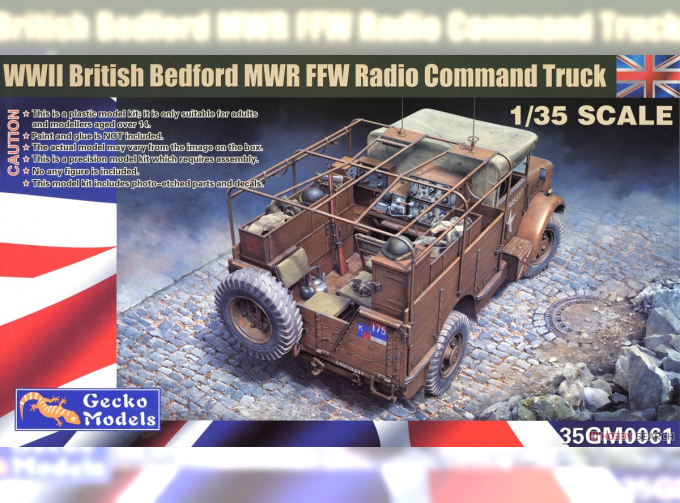 Сборная модель British Bedford MWR FFW Radio Command Truck