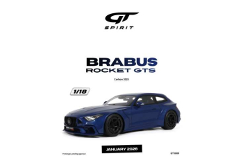 MERCEDES-BENZ Brabus Rocket GTS *Resin serie* (2025), carbon blue