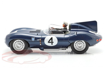 Набор из двух моделей Jaguar D-Type #4 Winner 24h LeMans (1956) + фигурка гонщика