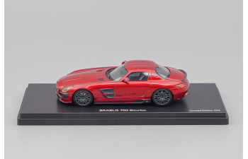 MERCEDES-BENZ Brabus 700 Biturbo SLS AMG C197, red metallic