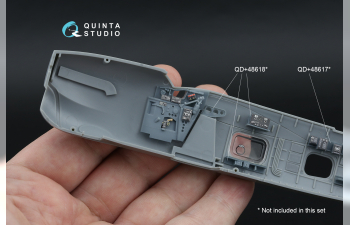 3D Декаль интерьера кабины Пилота Fairey Barracuda (Trumpeter) (с 3D-печатными деталями)